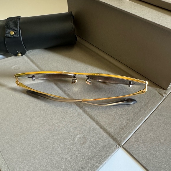 DITA X DITA VON TEESE DTS 522 03 14K GOLD AND BLACK PALLADIUM NWT - Picture 7 of 12